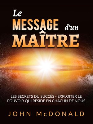 cover image of Le Message d'un Maître (Traduit)